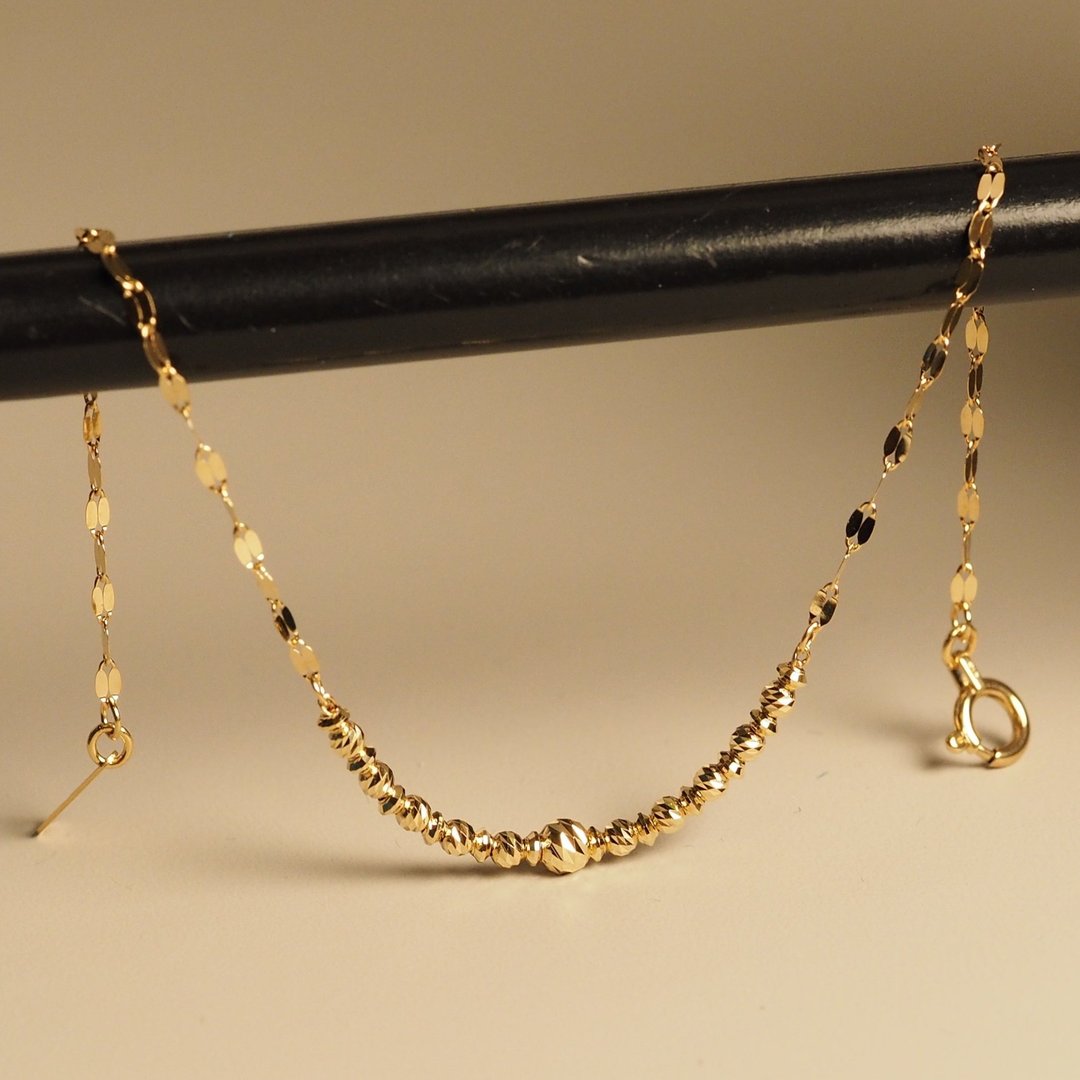 18K金陨石链手链18K Gold The Metallic Meteorite Chain Bracele - 手链/手环 - 贵金属 