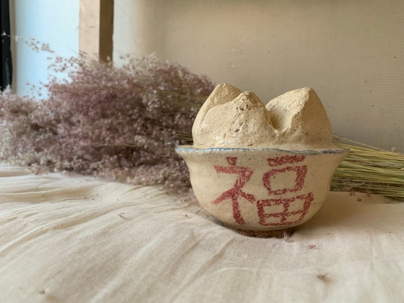 发稞扑满 - 摆饰 - 陶 咖啡色