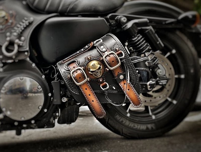 重机小三角包 - 其他 - 真皮 咖啡色