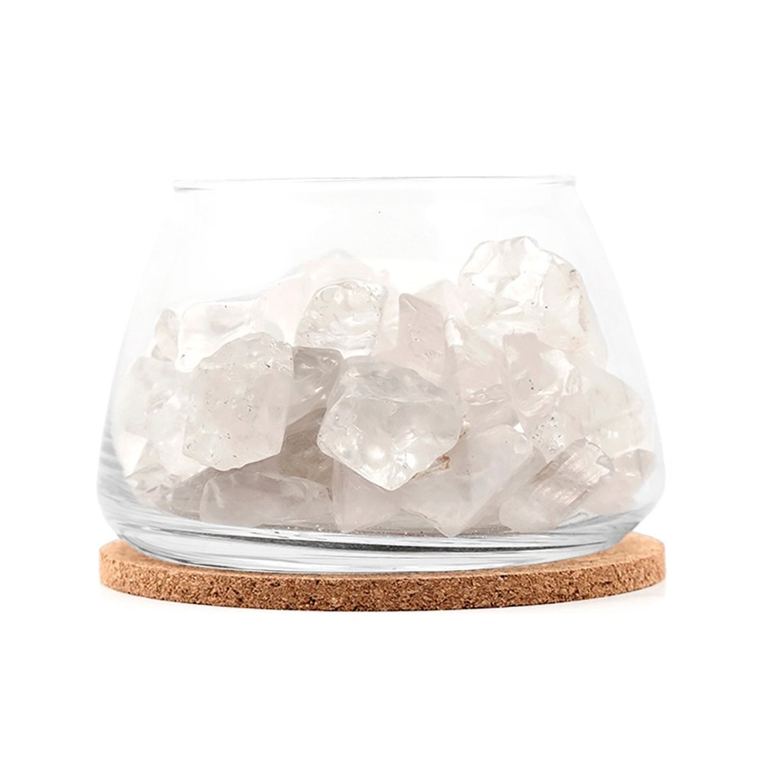 【正佳珠宝】白水晶 原矿消磁水晶杯 净化纯净能量 - 其他 - 水晶 多色