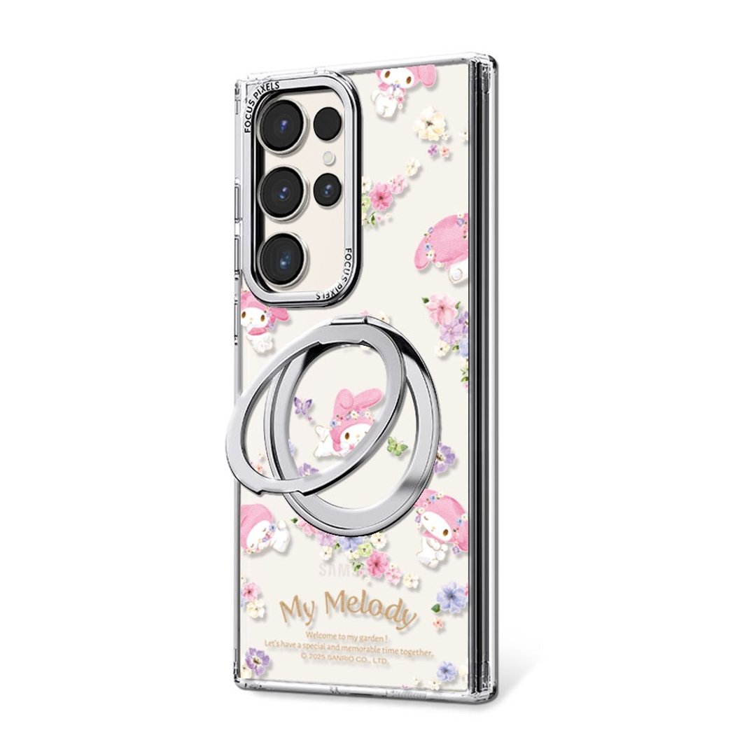 Samsung S26/S25/S24/S23/A57 360 旋转磁吸立架壳 - 花季美乐蒂 - 手机壳/手机套 - 其他材质 多色