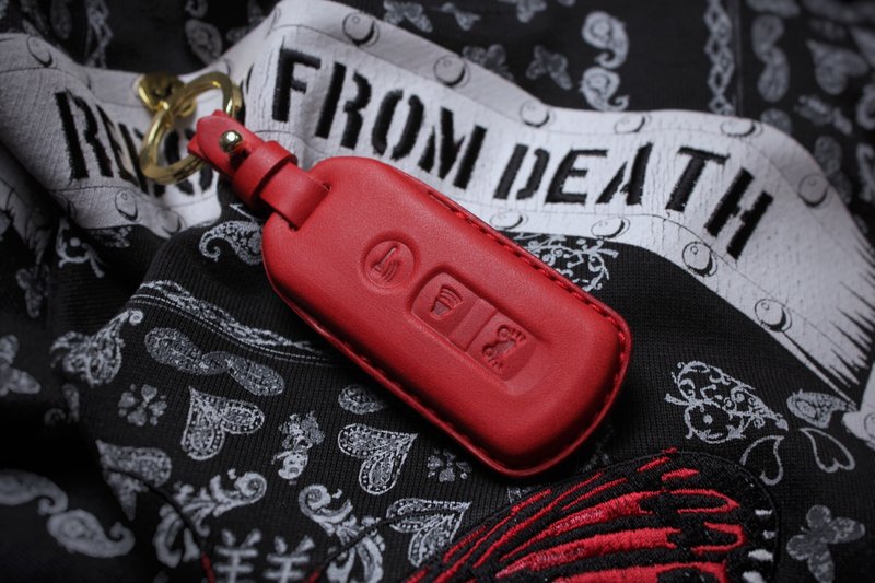 本田 Honda Super Cub C125 Rebel500 机车 汽车钥匙套 - 钥匙链/钥匙包 - 真皮 黑色