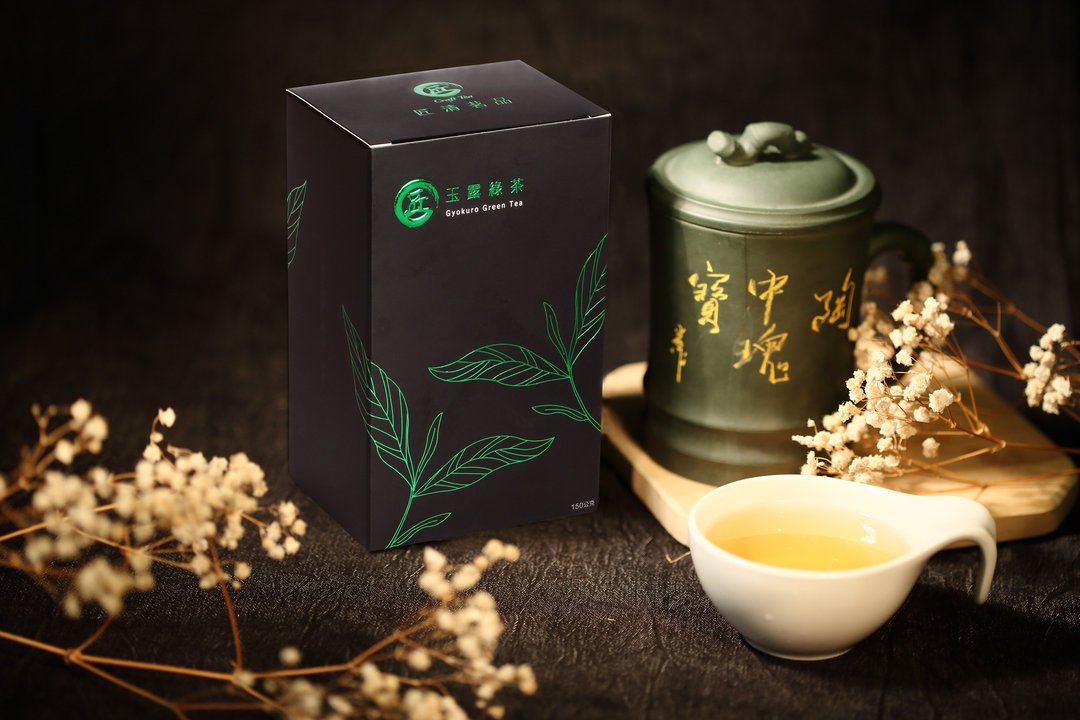 散茶茶叶-玉露绿茶 - 茶 - 新鲜食材 黑色