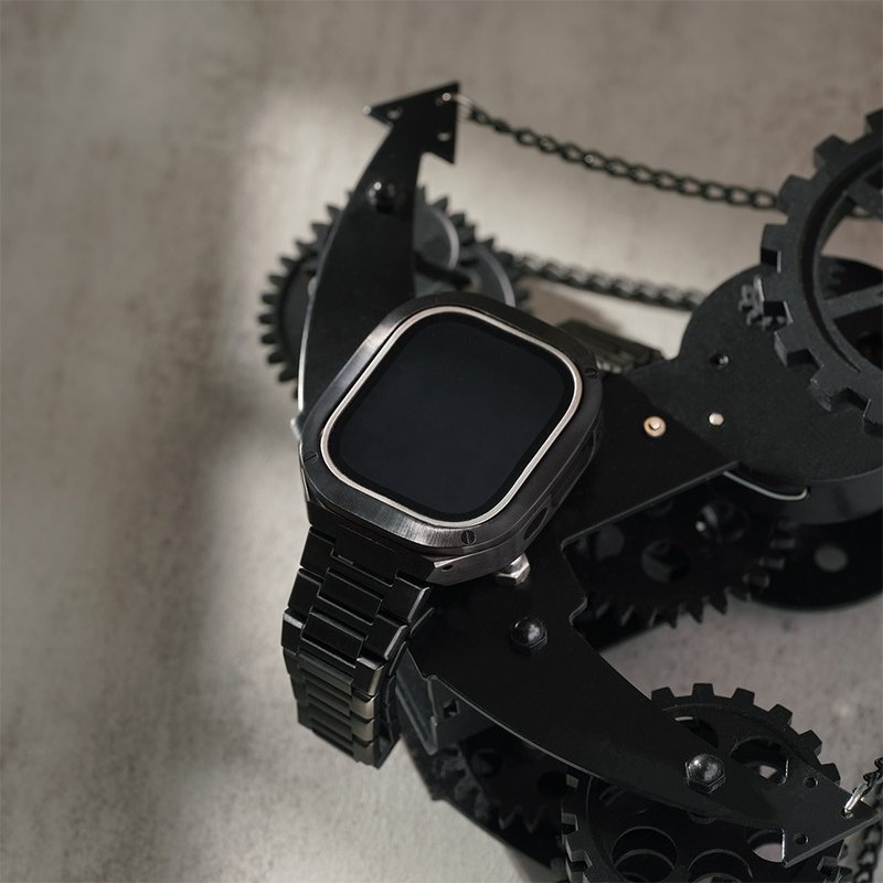 Apple watch - 高质感不锈带套组 - 黑 - 表带 - 不锈钢 黑色