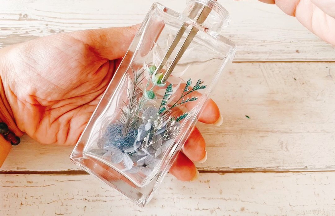 浮游花 小夜灯 附教学影片 干燥花 永生花 初学者 亲子 Herbarium - 植栽 - 植物．花 多色