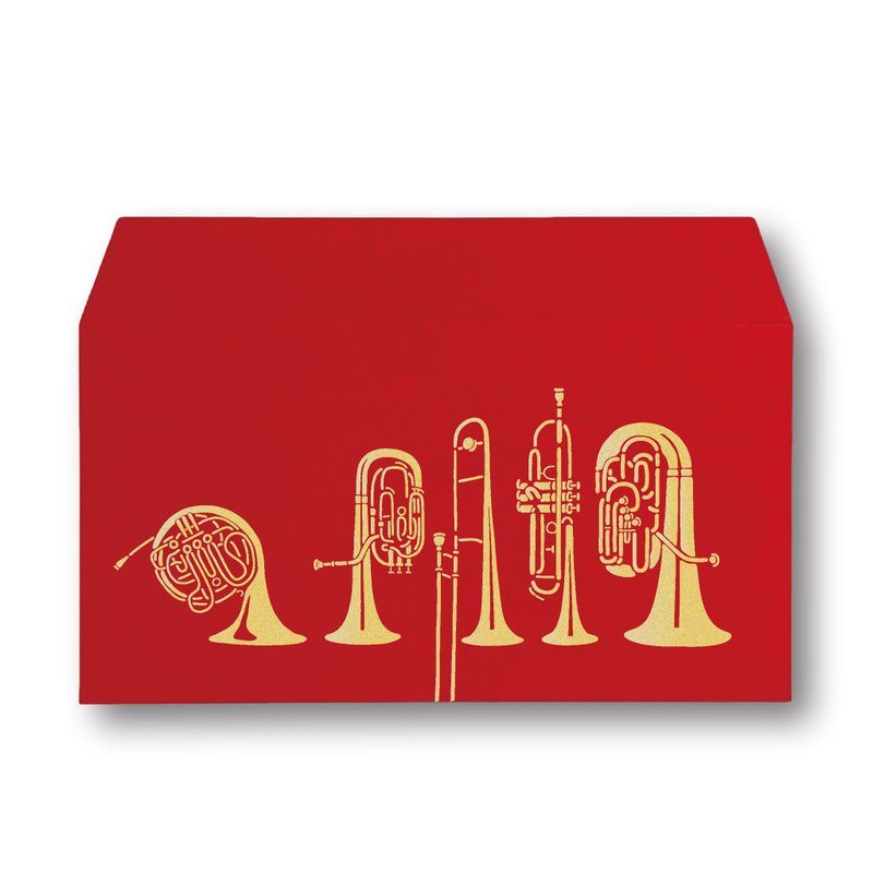 【铜管乐器】2024横式红包袋 (三入) - 红包/春联 - 纸 红色