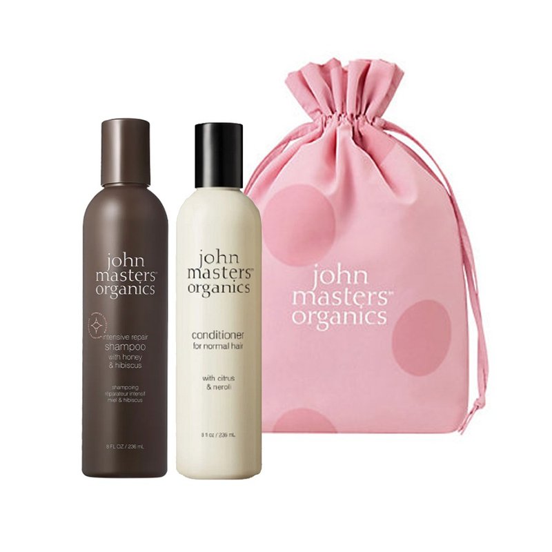 John masters organics 蜂蜜木槿花赋活洗发乳+柑橘橙花润发乳组 - 洗发用品 - 浓缩/萃取物 