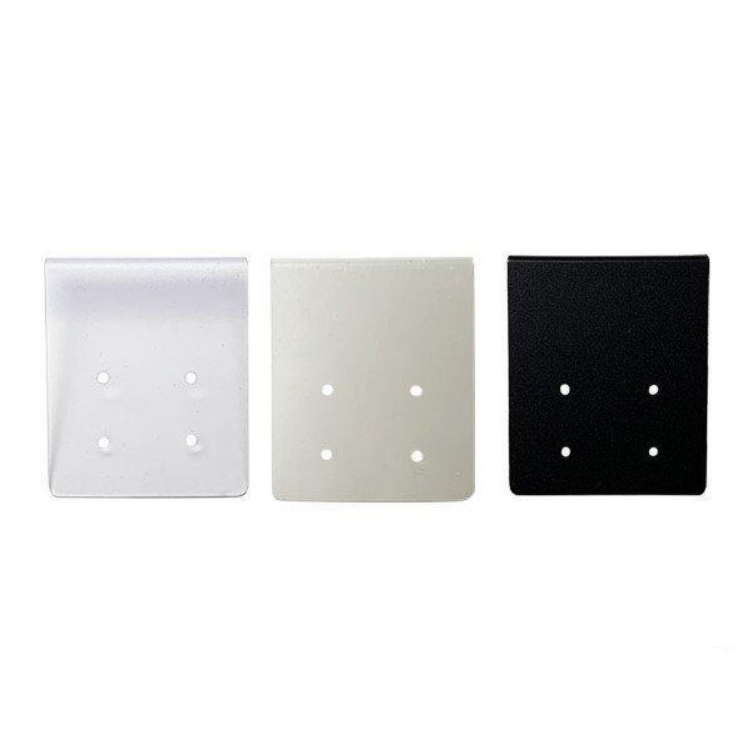 Earring mount 50 pieces OEM possible 3color - 收纳用品 - 塑料 黑色