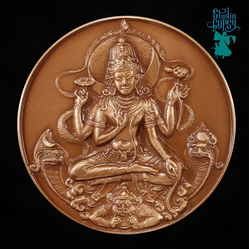 Jatukam Ramathep 模型：Satchaprathan Borobudur硬币背面婆罗浮屠大佛塔 - 其他 - 其他金属 