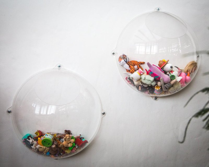 悬挂式收纳展示架 -压克力墙壁收纳 // 全球包邮 // - 墙贴/壁贴 - 压克力 透明