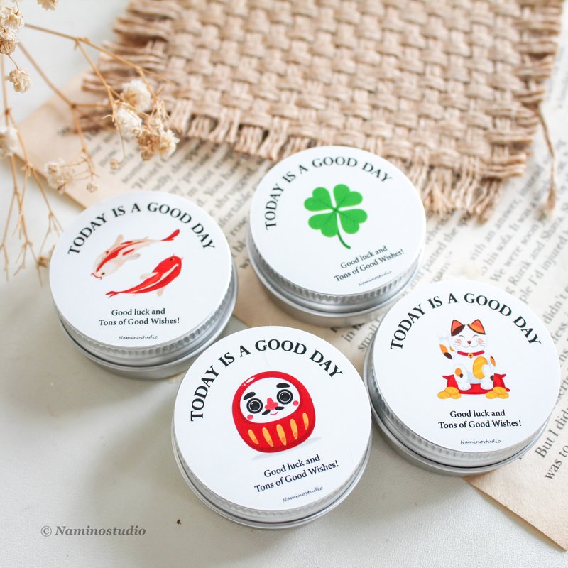 Scented candle, 15 g. New year gift, giveaway - 蜡烛/烛台 - 其他材质 白色