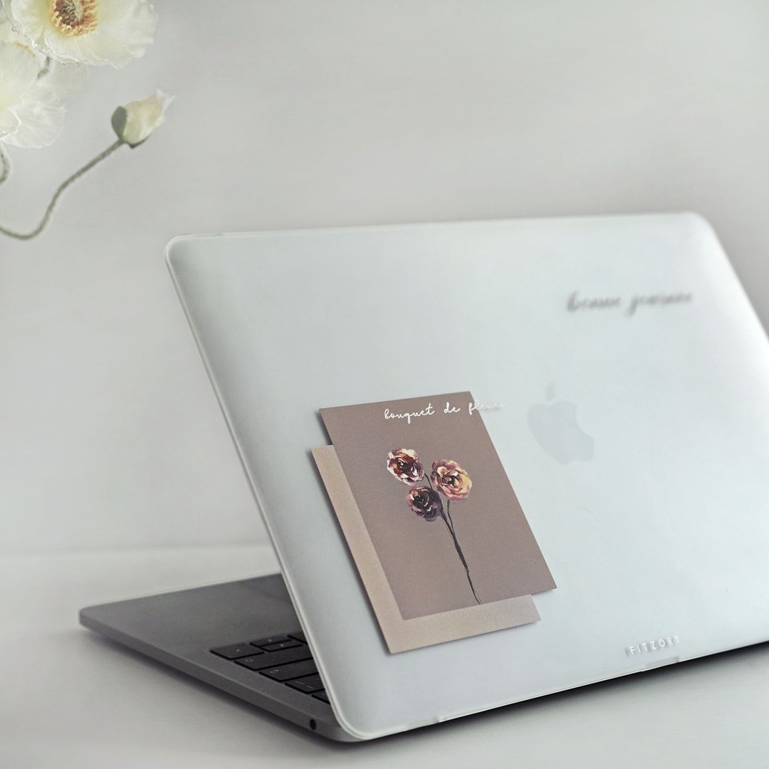 【FITZORY】花艺师 陆莲款 | Macbook 保护壳 - 平板/电脑保护壳 - 塑料 白色