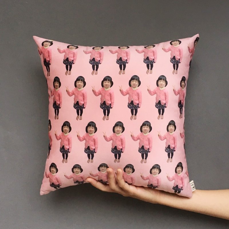FunPrint 定制 一堆小孩抱枕 (限同一张照片) *母亲节礼物推荐* - 订制抱枕/饰品 - 其他材质 粉红色