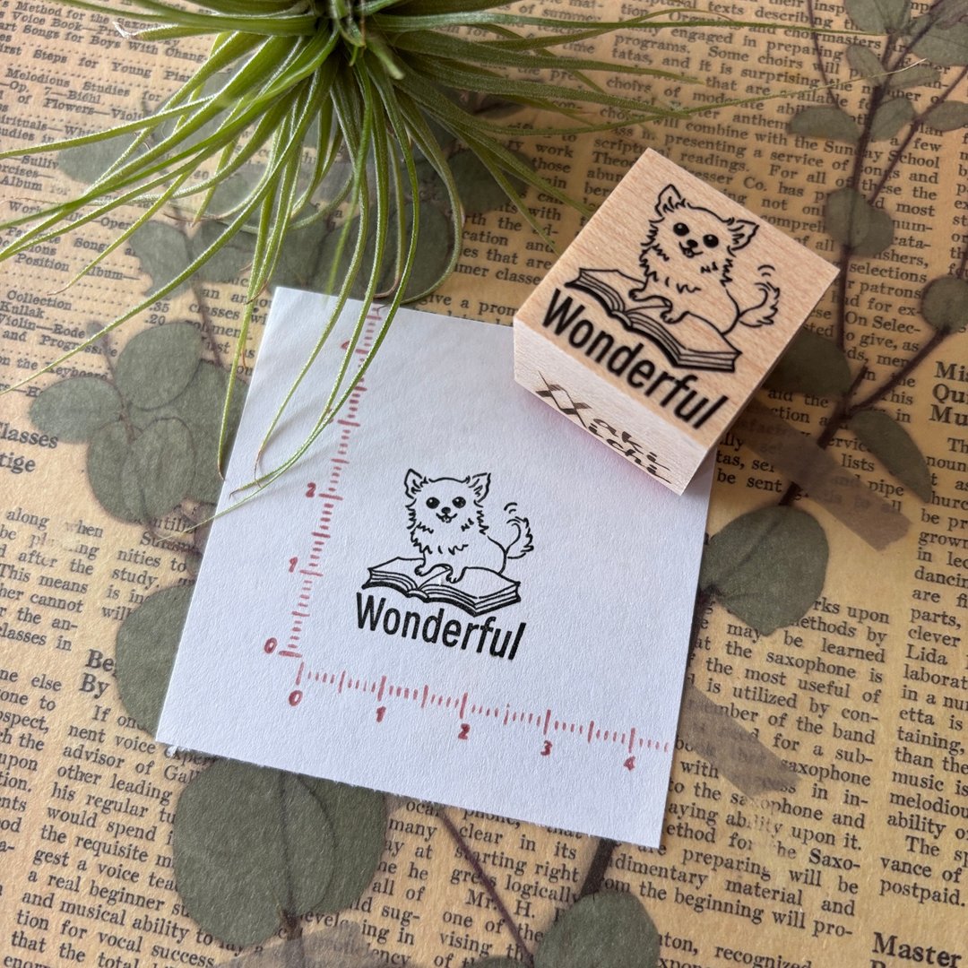 吉娃娃wonderful印章 - 印章/印台 - 橡胶 