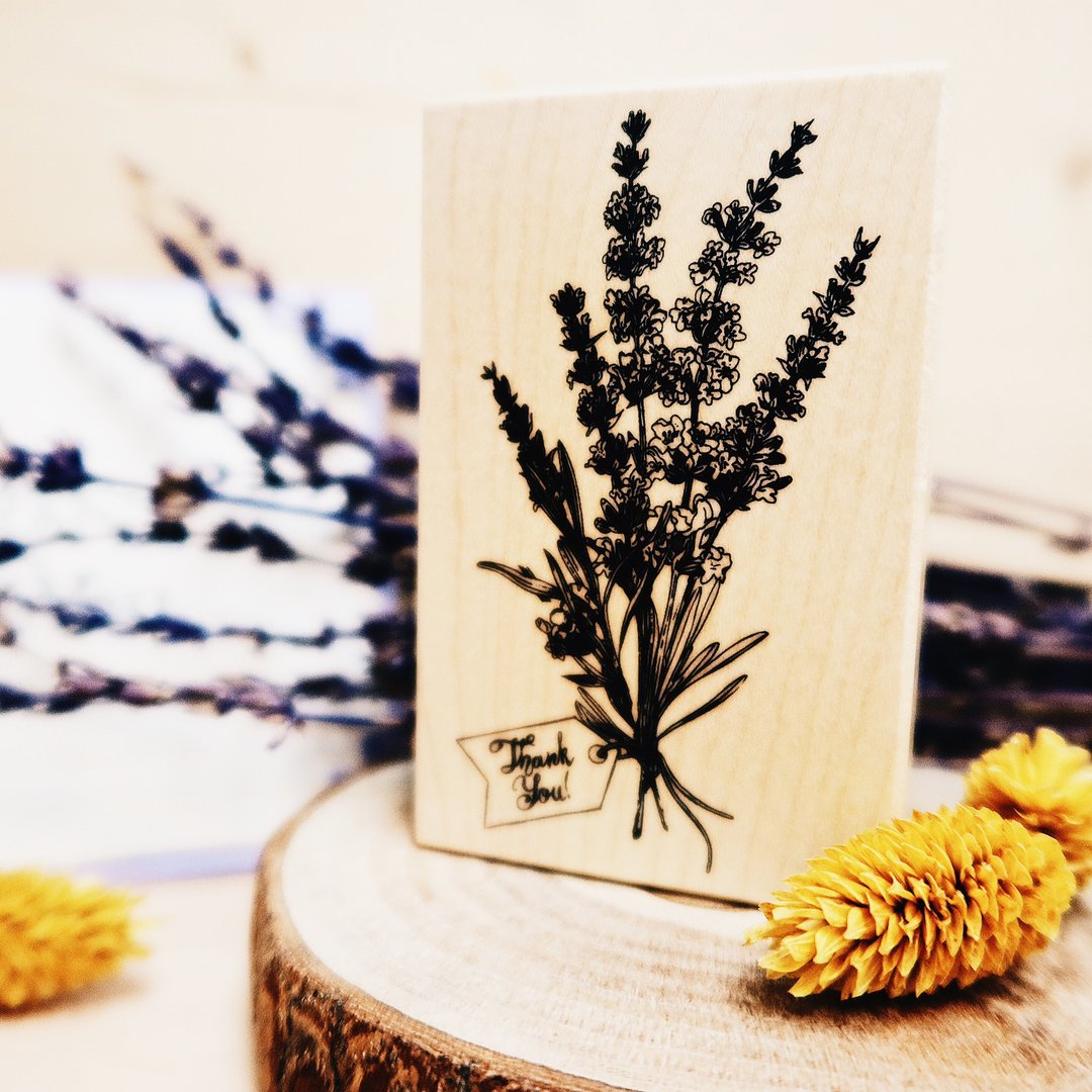 枫木印章-薰衣草 GT-5571 - 印章/印台 - 木头 