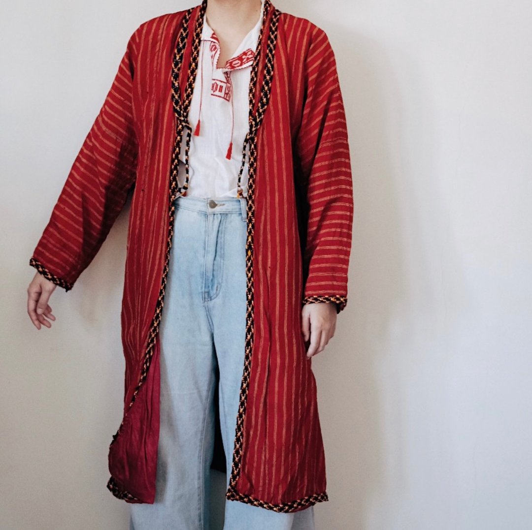 逸品 vintage 土库曼斯坦斯坦刺绣外套 - 女装休闲/机能外套 - 棉 