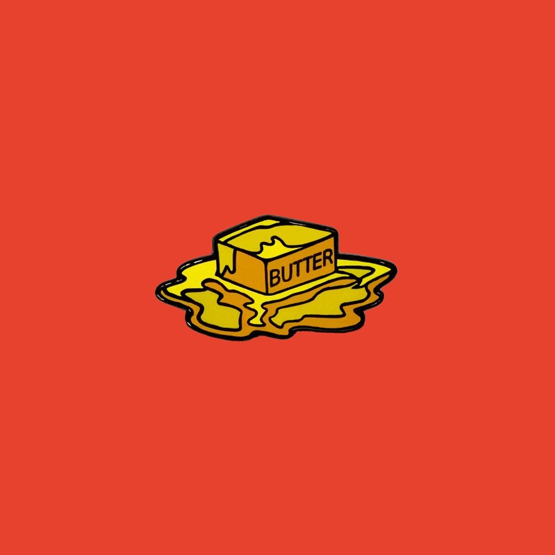 BUTTER 缀 B.B.S 徽章胸针 - 胸针 - 其他金属 黄色