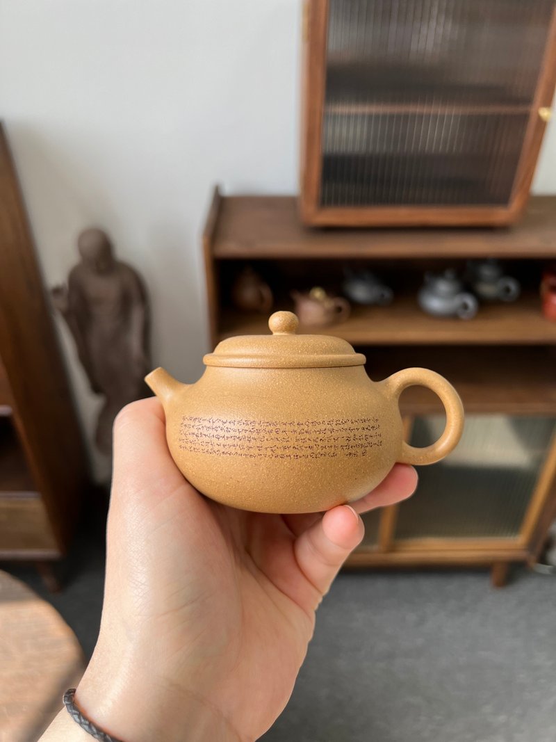 文锦 微刻款 150cc 原矿段泥 砂感强 水色油润 经典器型 型体挺 - 茶具/茶杯 - 陶 灰色
