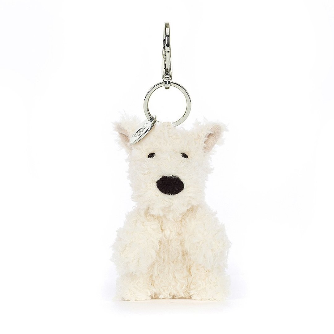Munro Scottie Dog Bag Charm 苏格兰梗犬 西高地小狗钥匙圈吊饰 - 吊饰 - 聚酯纤维 白色