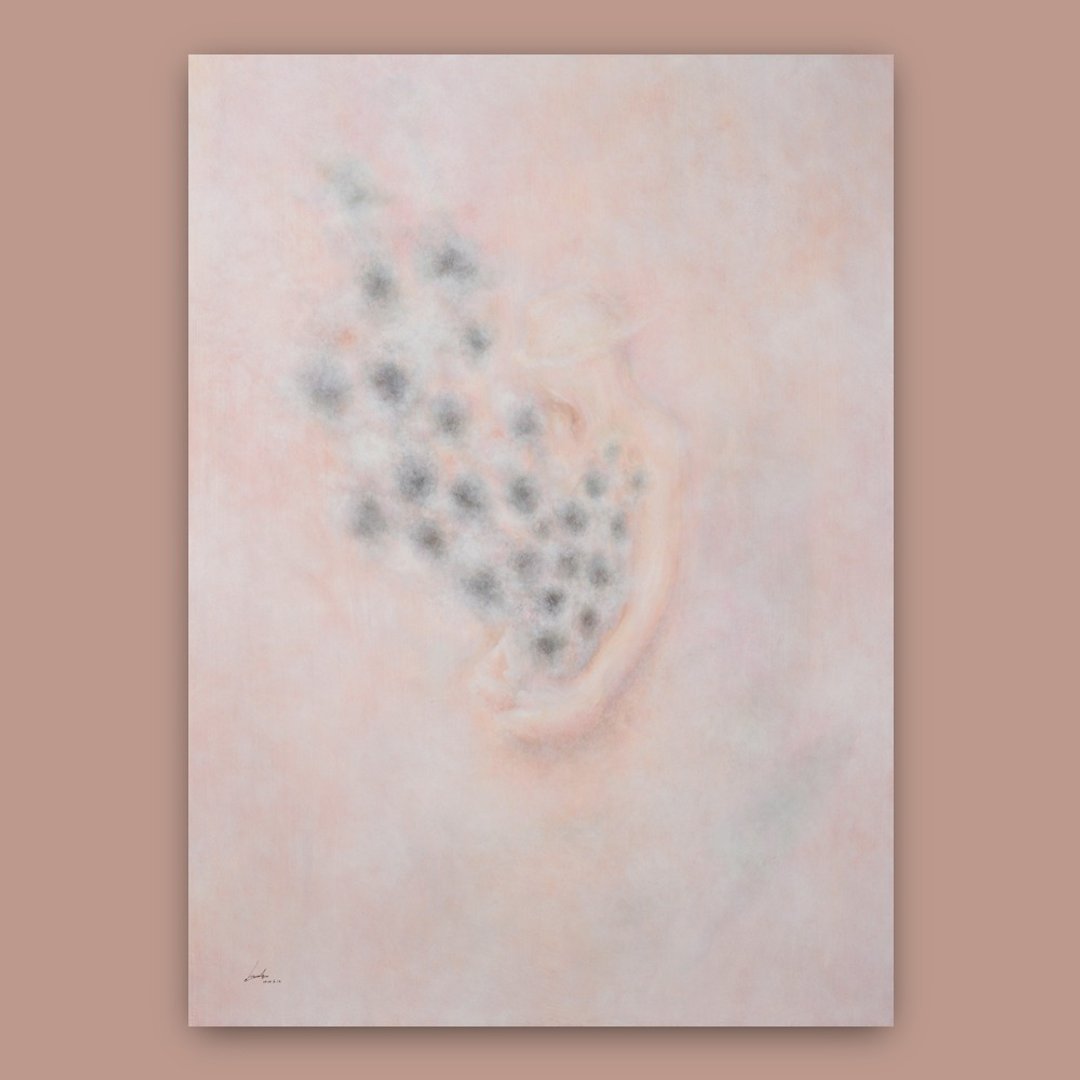 微释放 /艺术挂画 /抽象画 /灵魂画作 /装饰油画 - 海报/装饰画/版画 - 颜料 粉红色