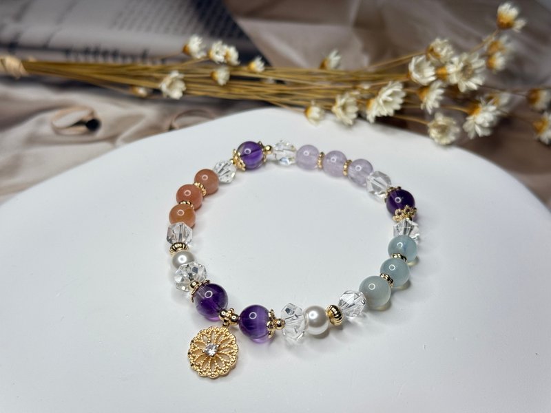 天然水晶 生命灵数 定制化 脉轮 水晶手链 财运 桃花 - 其他 - 水晶 多色