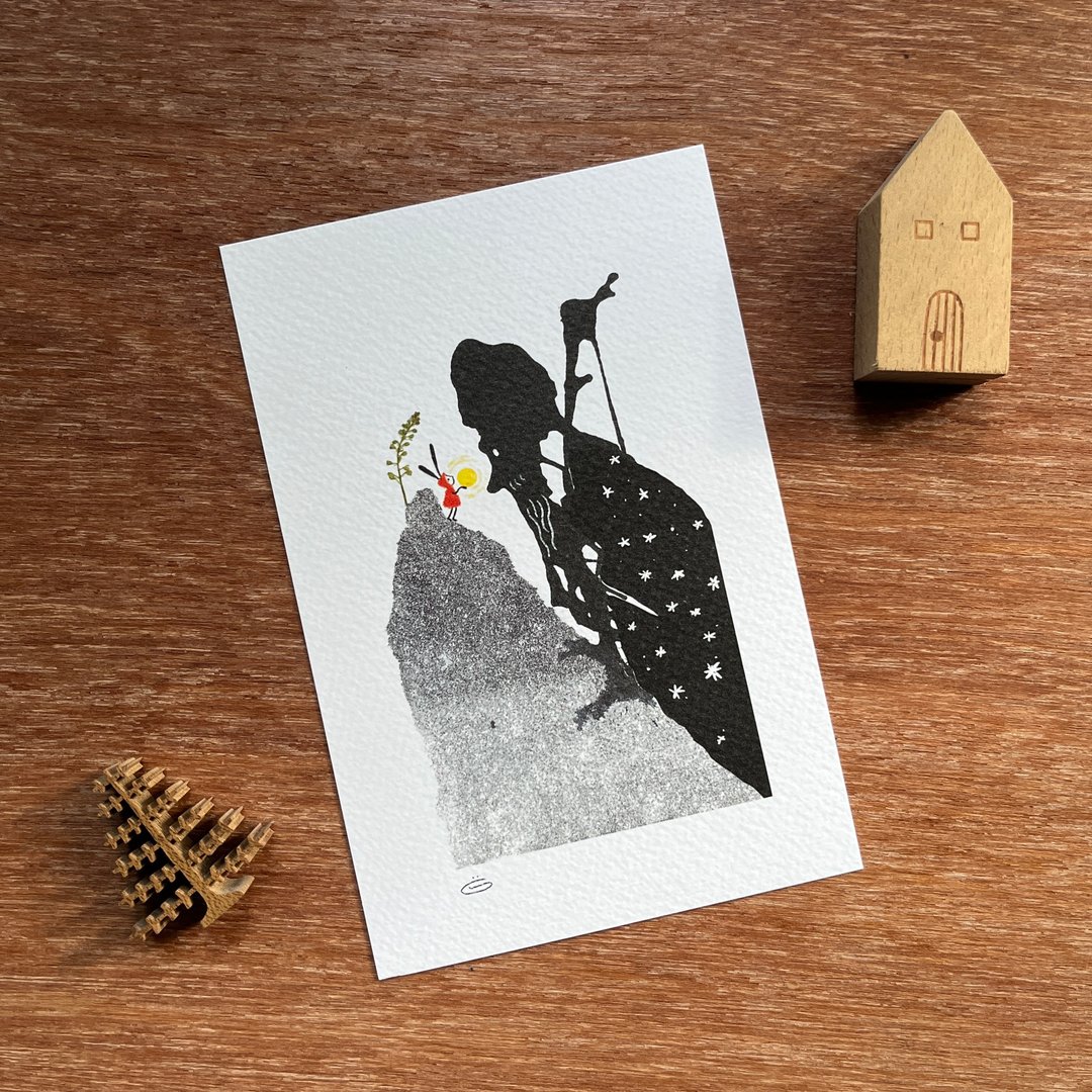 明信片 When Night Came 尺寸 4x6 英寸 - 卡片/明信片 - 纸 