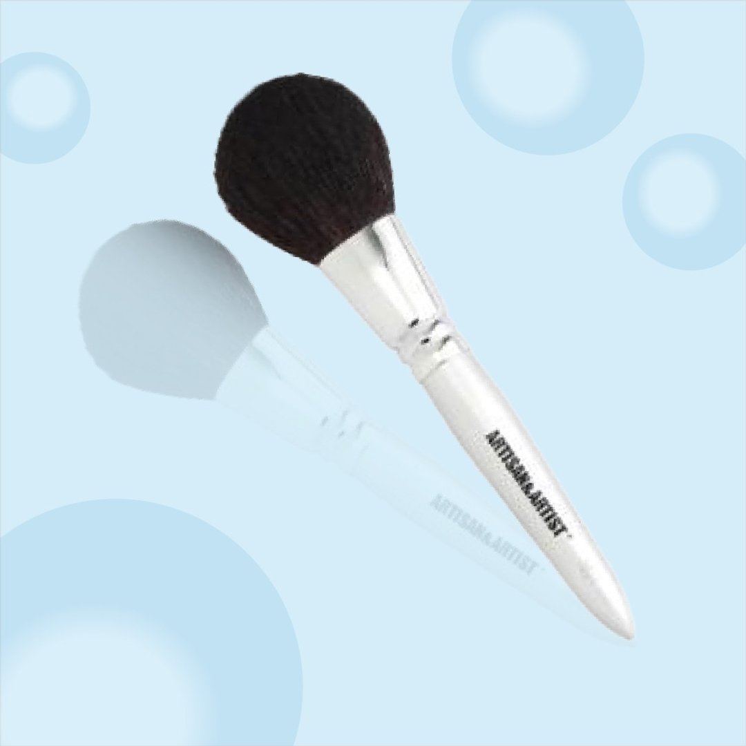 Artisan&Artist  耀银熊野工艺 貂毛 NN系列 彩妆笔刷-NN1 - 彩妆刷具/镜子/梳子 - 其他材质 银色