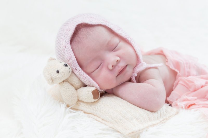 新生婴儿帽子宝宝宫廷帽弥月礼采用意大利进口毛线手工勾针编 - 婴儿帽/发带 - 棉．麻 粉红色