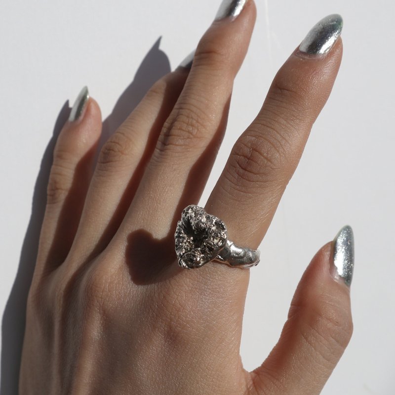 燃烧与绽放 - 戒指 - 其他金属 银色