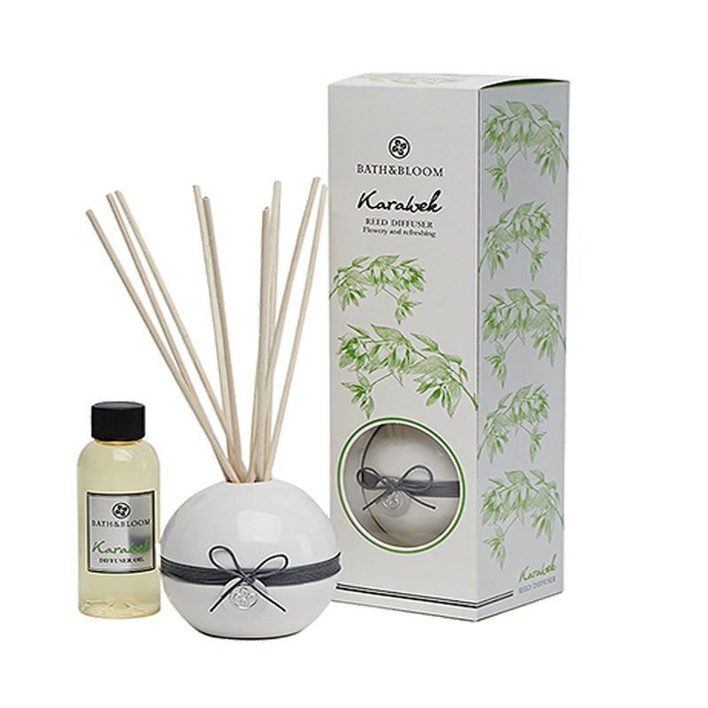 【即期优惠】卡拉薇花陶瓶扩香精组100ml (效期至:2026/5/2) - 香薰/精油/线香 - 其他材质 