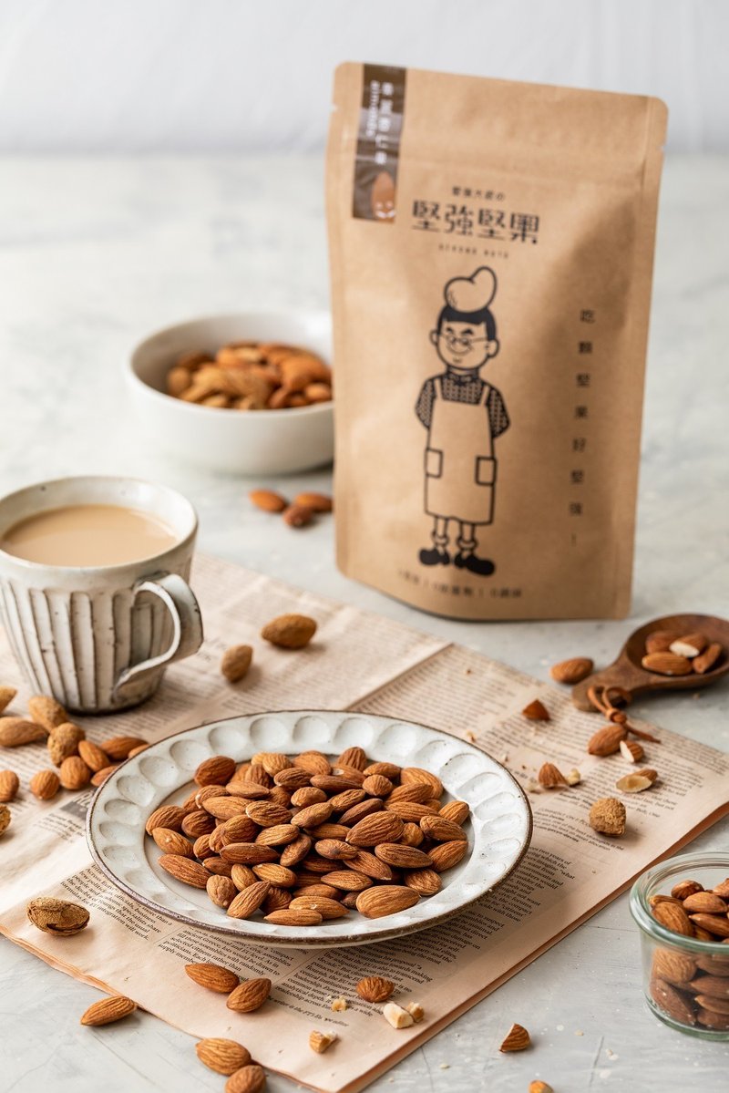 【坚强大叔的坚强坚果】爱漂亮最棒选择原味杏仁果270g - 坚果 - 其他材质 