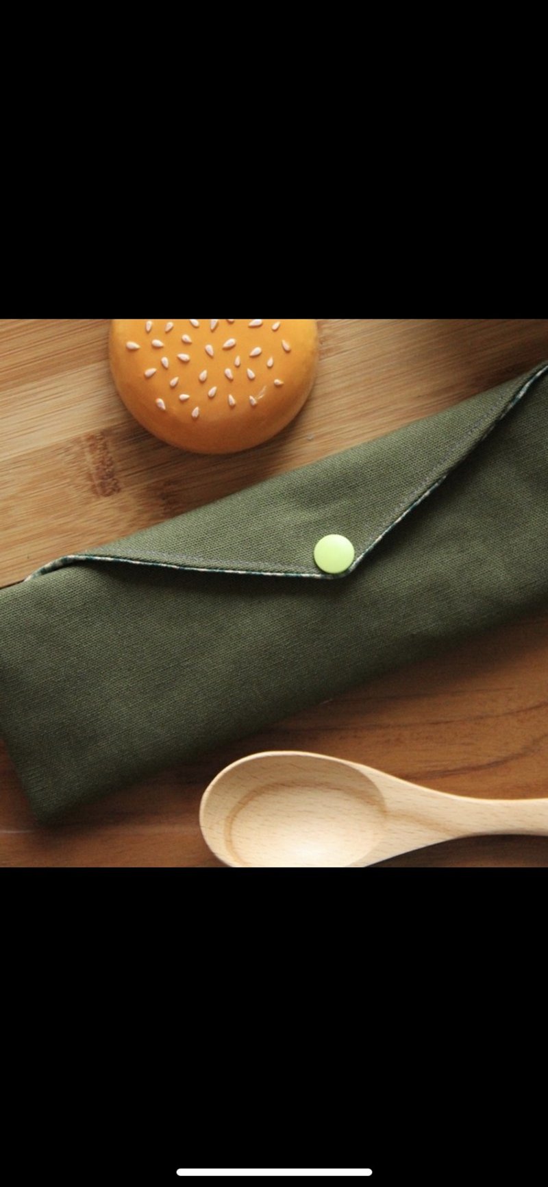 定制化服务 文青风环保筷袋 25*7cm - 收纳用品 - 棉 红色
