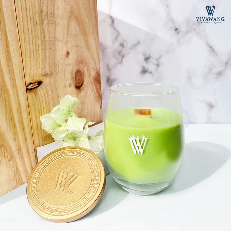 【祈愿 . 健康 】艾草雨露 香氛蜡烛 居家健康 生日 情人送礼 - 蜡烛/烛台 - 蜡 绿色