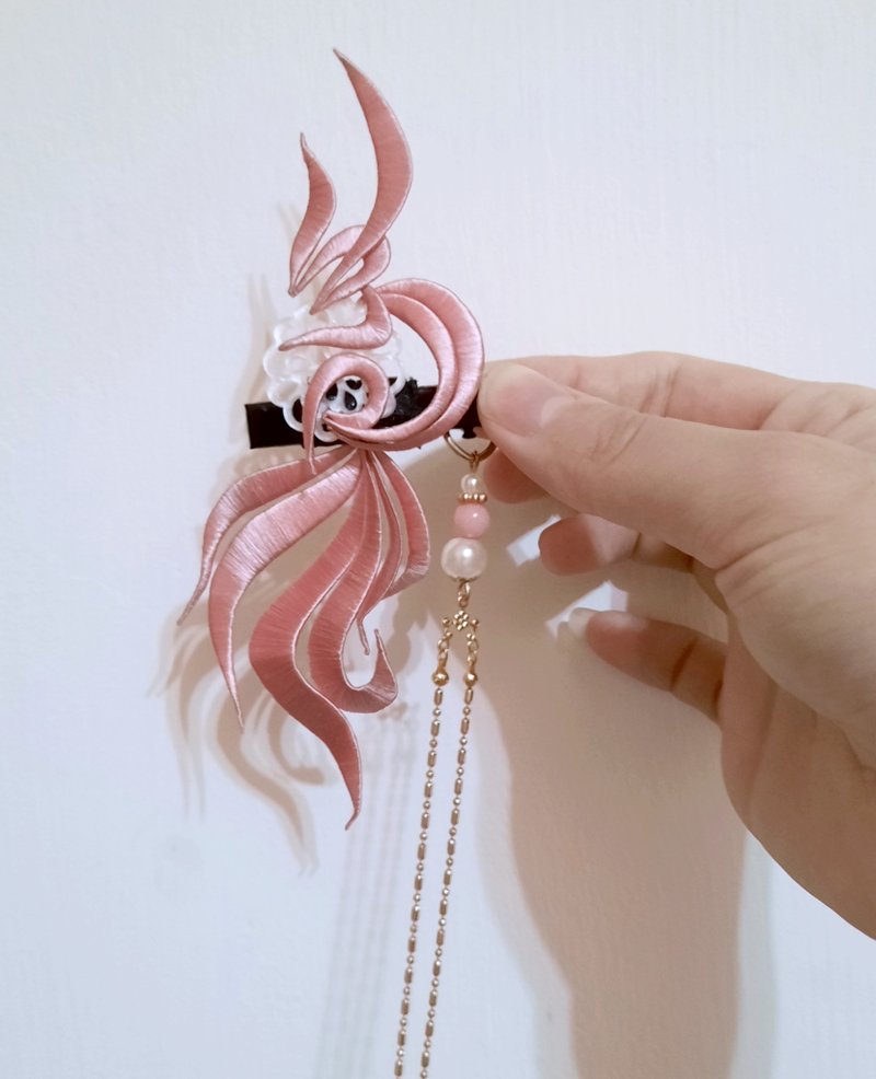 狐璃落 狐狸缠花簪、发夹 - 发饰 - 绣线 