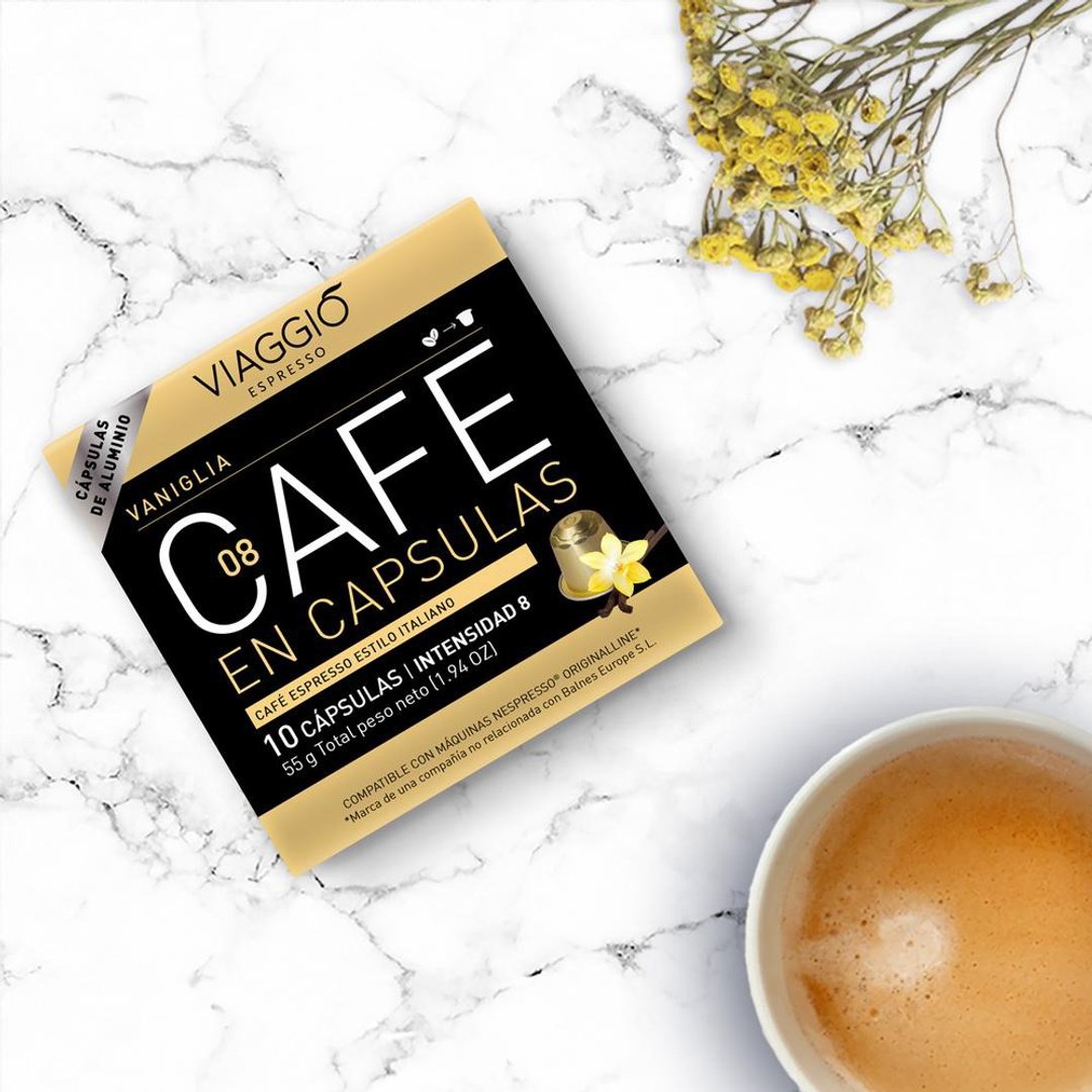 【Nespresso机适用】Viaggio Espresso NE08 云呢拿口味胶囊咖啡 - 咖啡 - 浓缩/萃取物 卡其色