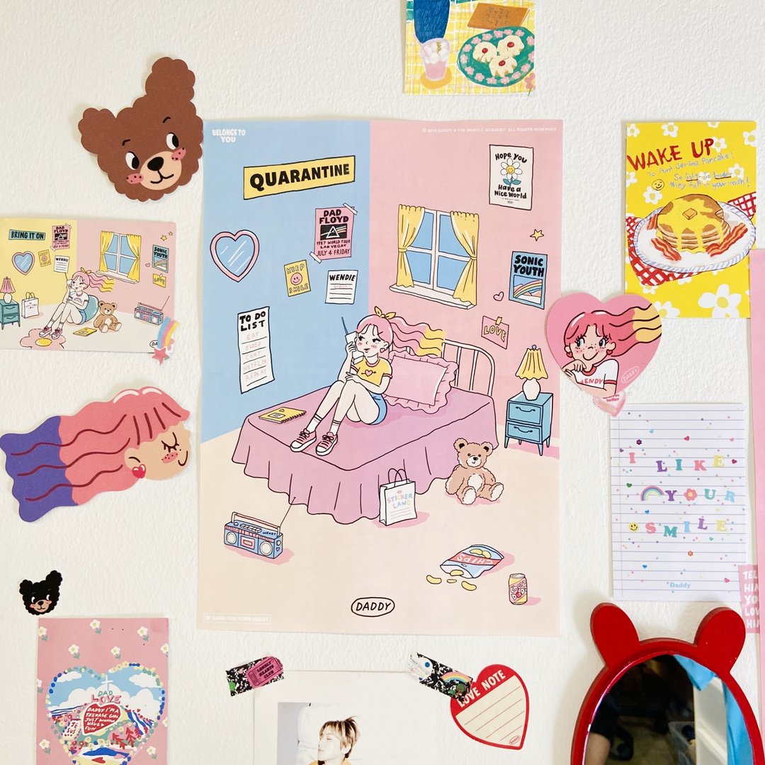 Wendy Room Poster (A3) - 海报/装饰画/版画 - 纸 多色