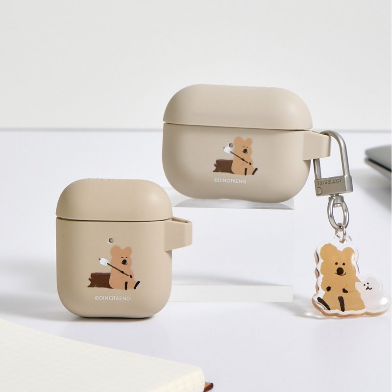 DINOTAENG经典-树旁悠然强悍防摔AirPods保护套(附吊饰) - 耳机收纳 - 塑料 多色