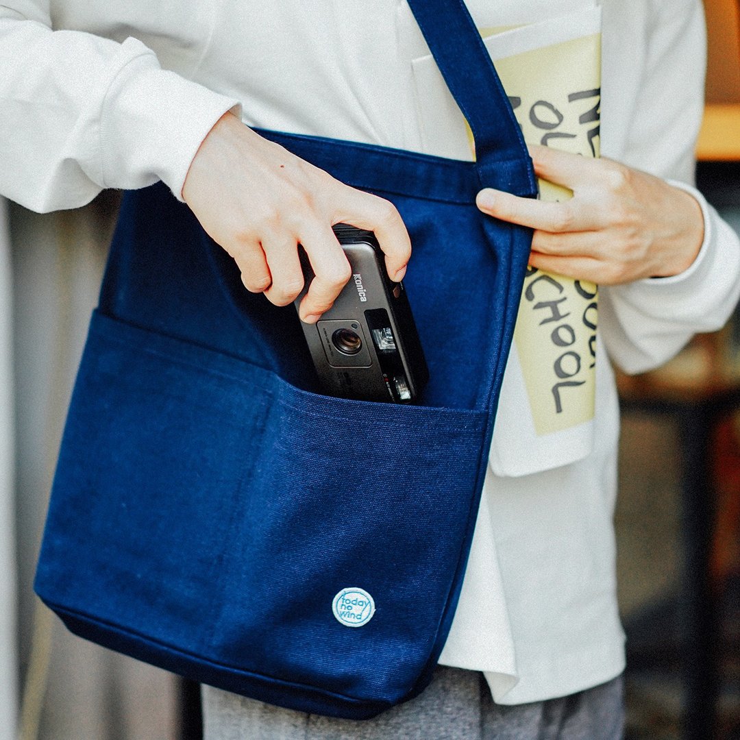 帆布包袋 艺术托特包百搭单肩 totebag 日系文艺复古 - 其他 - 棉 多色