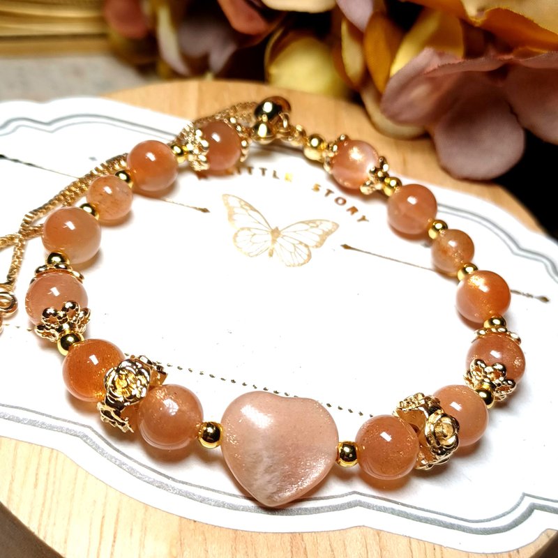 【太阳 006】太阳 天然水晶手链 DIY手链设计 - 手链/手环 - 水晶 多色