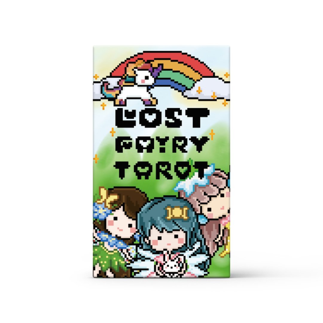 迷踪精灵塔罗牌 可爱八位素像素新手韦特系原创tarot - 桌游/玩具 - 纸 多色