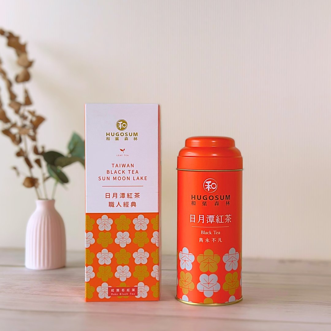 HUGOSUM 和菓森林【台湾日月潭红茶】品味经典系列茶叶 -50g/75g - 茶 - 纸 橘色