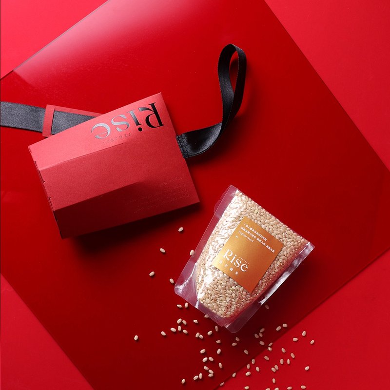 RISE 发芽囍米小礼盒【可定制米礼】 - 150入优惠 质感婚礼小物 - 五谷杂粮/米 - 新鲜食材 红色