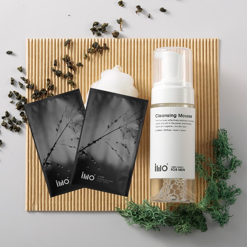 夏日净爽调理战痘- 洗出清爽、净化毛孔 - 面膜/冻膜 - 植物．花 黑色