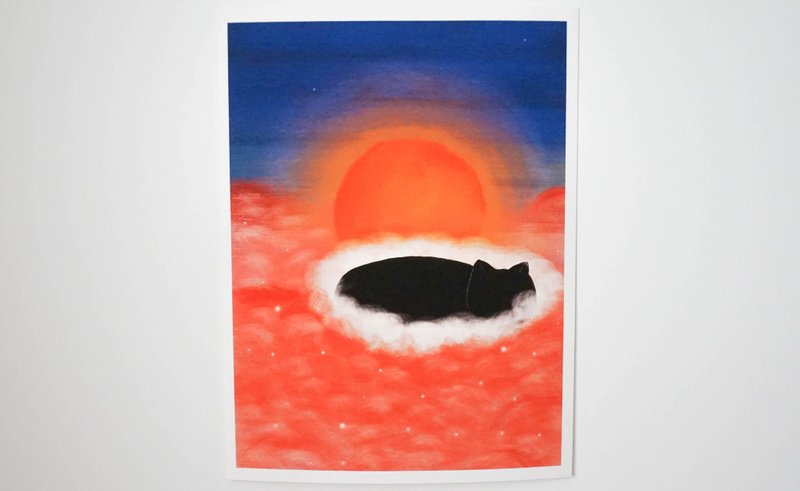 NIGHT FLOWS #7 | 原创插画艺术微喷装饰画 - 海报/装饰画/版画 - 纸 