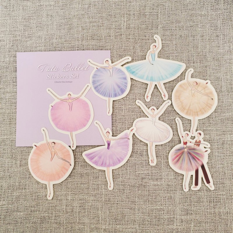 古典派芭蕾舞贴纸套装 - 贴纸 - 纸 