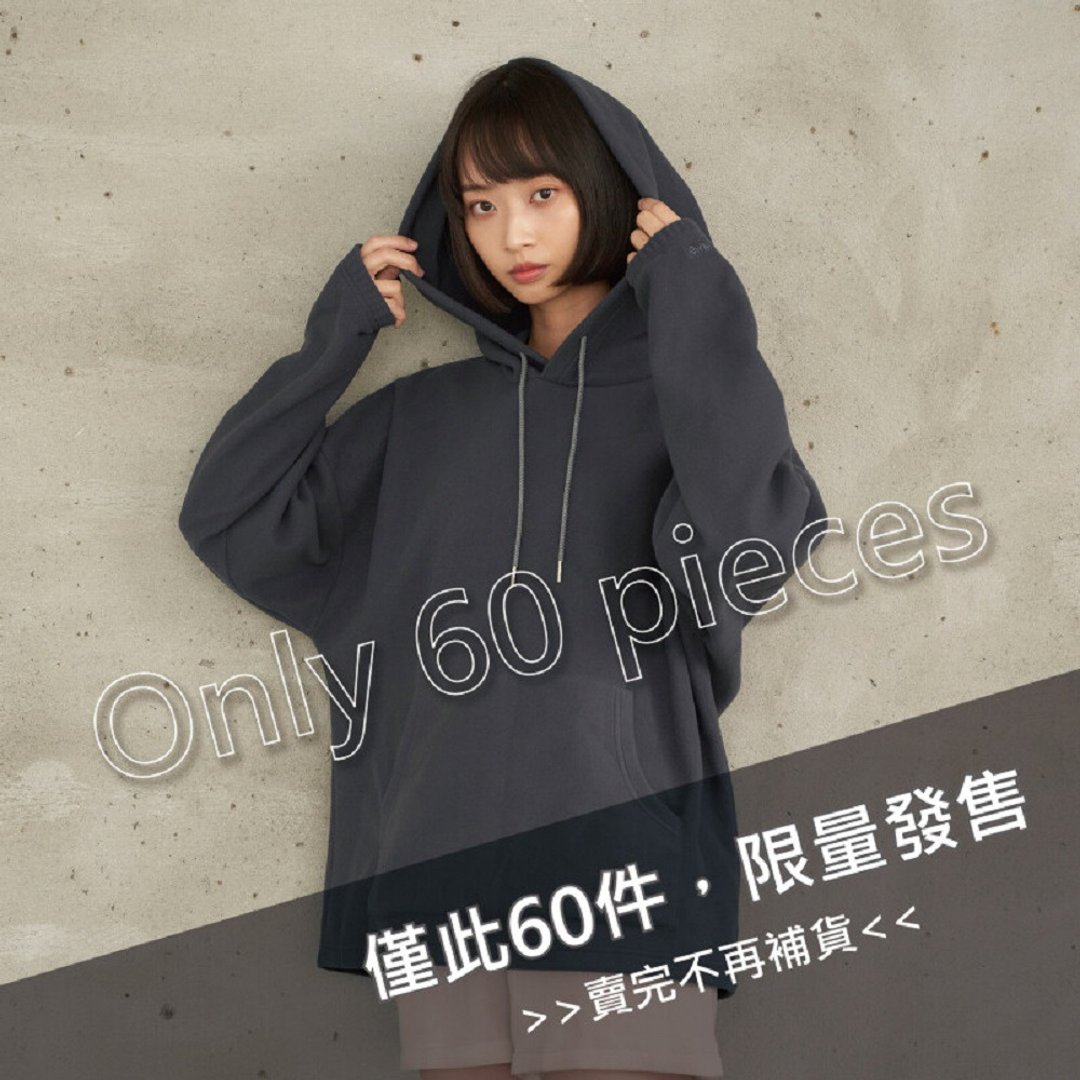短版即暖帽T SpeedWarm Hoodie 保暖神器石墨烯 居家服 - 中性连帽卫衣/T 恤 - 其他材质 