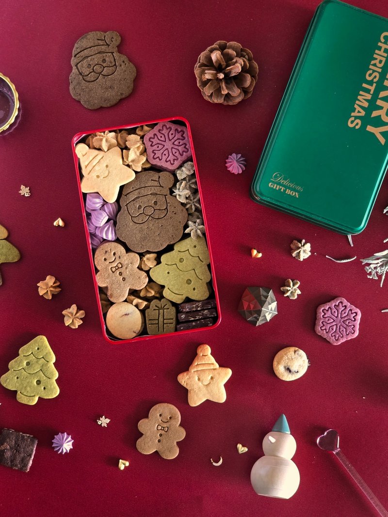 I 经典圣诞铁盒饼干 I 圣诞迷你包 I 全手工饼干 l - 手工饼干 - 新鲜食材 