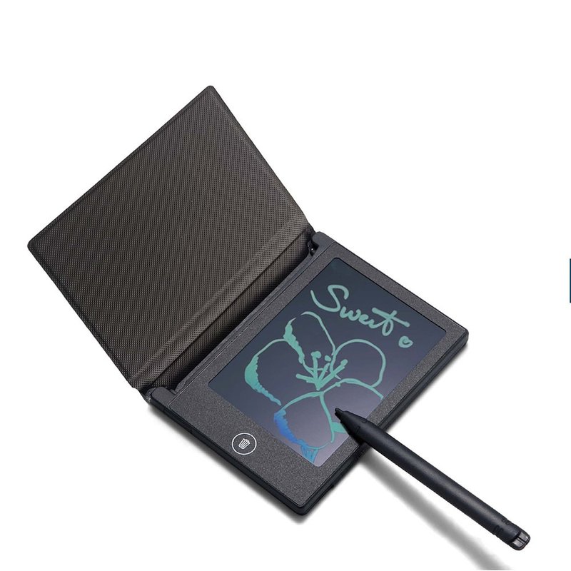 4.4寸液晶手写板 电子纸笔记本 掀盖式皮套设计电纸板 - 数码小物 - 塑料 黑色