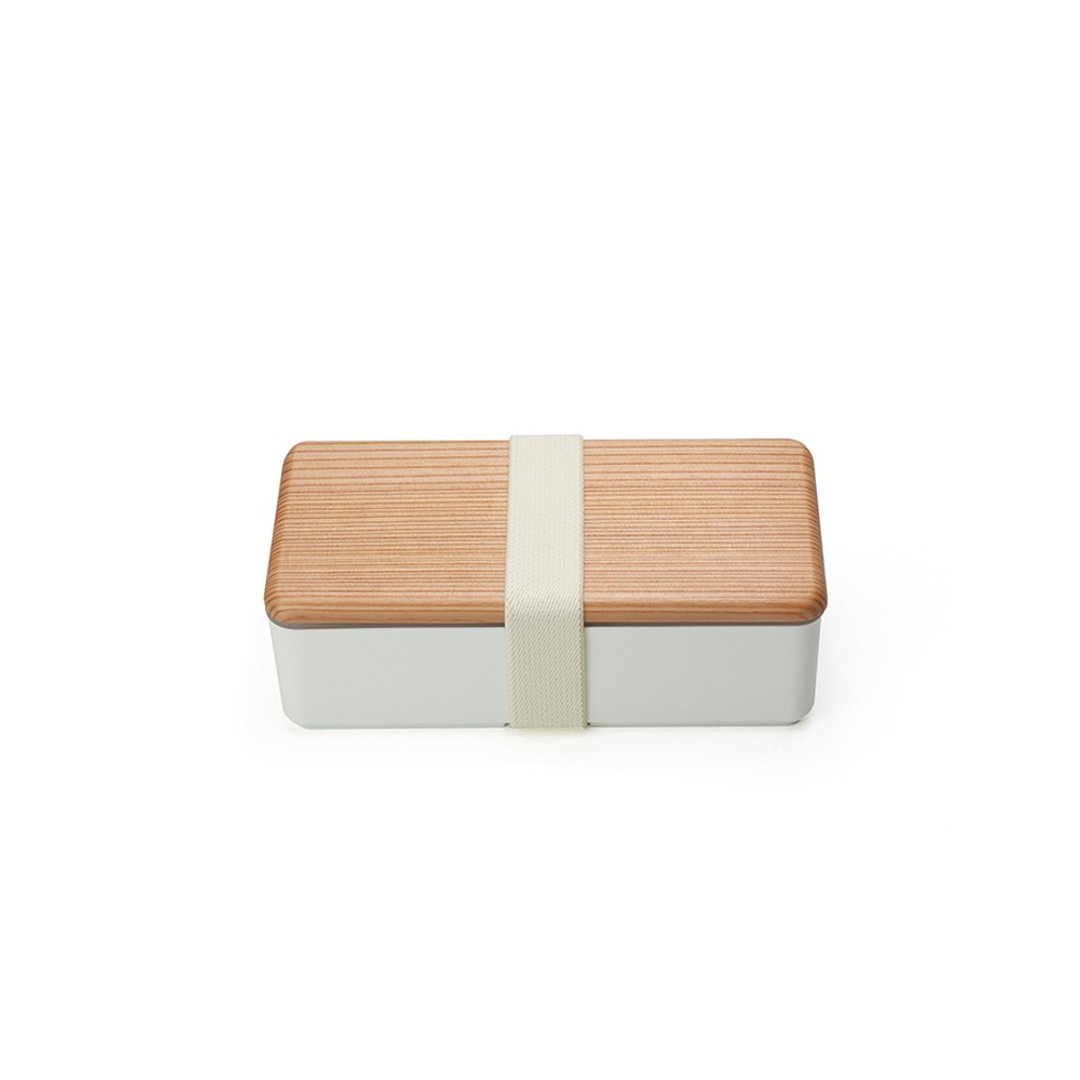 三好制作所 BENTO STORE日式木盖便当盒M 雪花白 - 便当盒/饭盒 - 塑料 白色