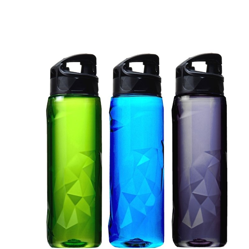 LUDAVI钻石水瓶 - 700ml - 运动款 单指快开快扣专利设计 - 水瓶/水壶 - 塑料 